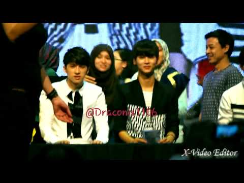 Vixx Ken turned when I call him - Vixx The Milky Way Showcase in Kuala Lumpur, Malaysia.