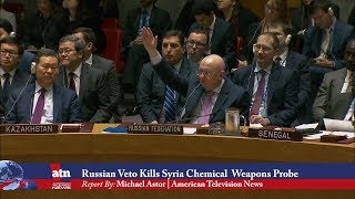 Russian Veto Kills Syria Chemical Weapons Probe