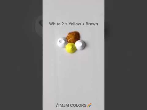 How to Mix Mustard Yellow | Easy Color Mixing Tutorial