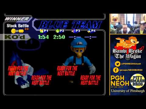 Hunter+DDODD vs SilentSwag+Vudujin - Melee Doubles - Bambi Broke the Wagon