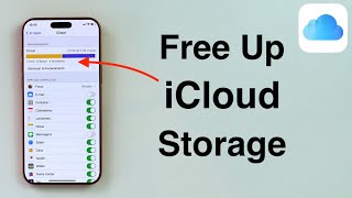 How To Free Up A TON of your iCloud Storage!!