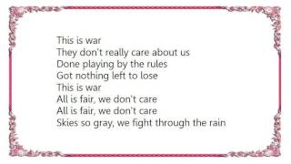 Cheryl - All Is Fair Lyrics