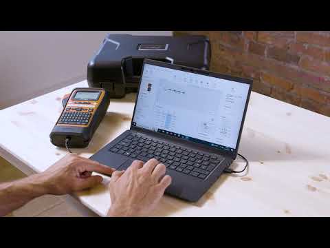 How to create & print labels on Brother's PT-E310BT labelling machine using P-touch Editor software