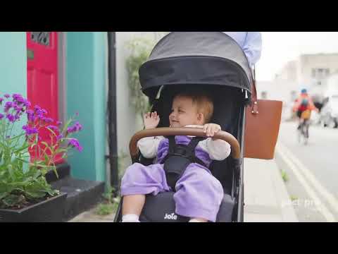 Joie Pact Pro Cabin Friendly Stroller, Birth to 22 kg or 4 Years - Shale