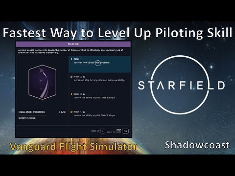 Fastest & Safest Way to Leveling Up Piloting Skill in Starfield!