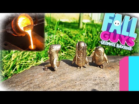 Casting Fall Guys in Real Bronze