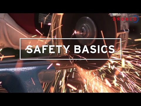 DRONCO Safety Basics - How to properly use an angle grinder?