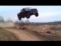 Ford Raptor jumps 90 feet! - YouTube