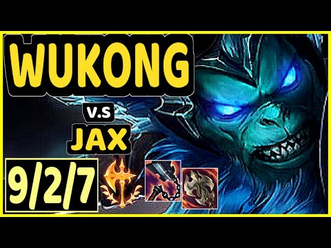 XKENZUKE (WUKONG) vs JAX - 9/2/7 KDA TOP CHALLENGER GAMEPLAY - EUW