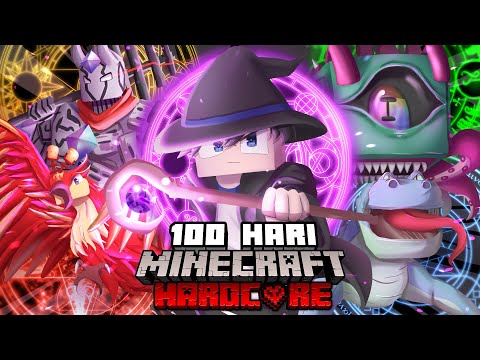 Become a Wizard in 100 Days - Minecraft Hardcore!