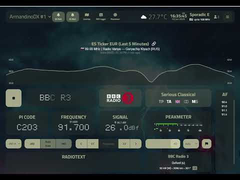 [FM-DX] [SpE]  BBC Radio3 (EN-OXF) - 91.70 MHz | ~ 2100 Km