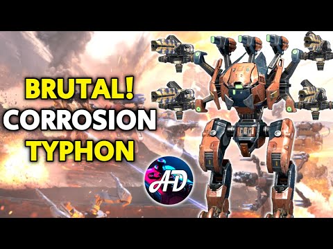 CORROSION!! TYPHON WASP Brutal Setup MAX Gameplay - War Robots MK2 Gameplay WR