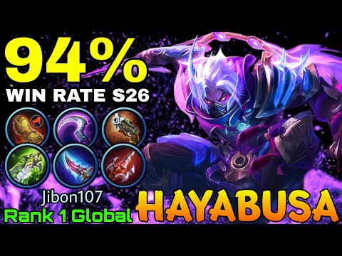 94% Current Win Rate Hayabusa The Master of Shadow- Top 1 Global Hayabusa Jibon107 - Mobile Legends