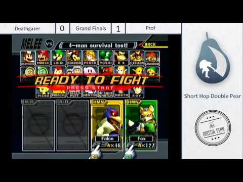 Short Hop Double Pear - Professor Pro (Fox) vs. Deathgazer (Falco) - Grand Finals (NO AUDIO)