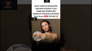 what Miley is doing for Skid Row will inspire you! 💡🌟 #Empowerment #MileyCyrus #WomenSupportingWomen