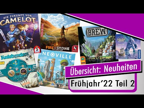 Brettspiel - Frühjahrs Neuheiten 2022 - Überblick Teil 2 - Spiel doch mal!
