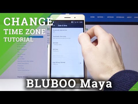 How to Set Up Time in BLUBOO Maya – Date & Time Settings