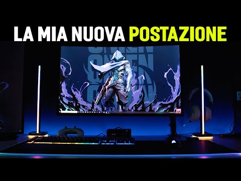 LA MIA NUOVA POSTAZIONE DA GIOCO E DA LAVORO!