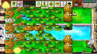 Plants Vs. Zombies Part 47: Survival Endless Flags 5-8