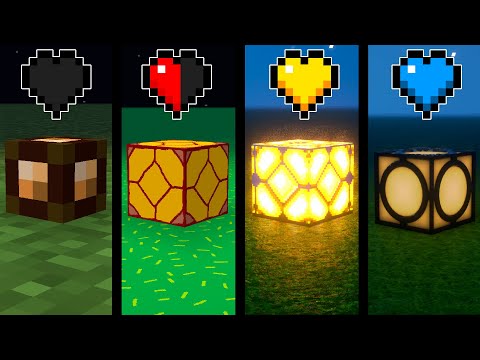 Shimmy - redstone lamp with different hearts