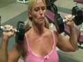 FEMALE BODYBUILDER Raye Hollitt DIYMUSCLE COM ZAP American Gladiators