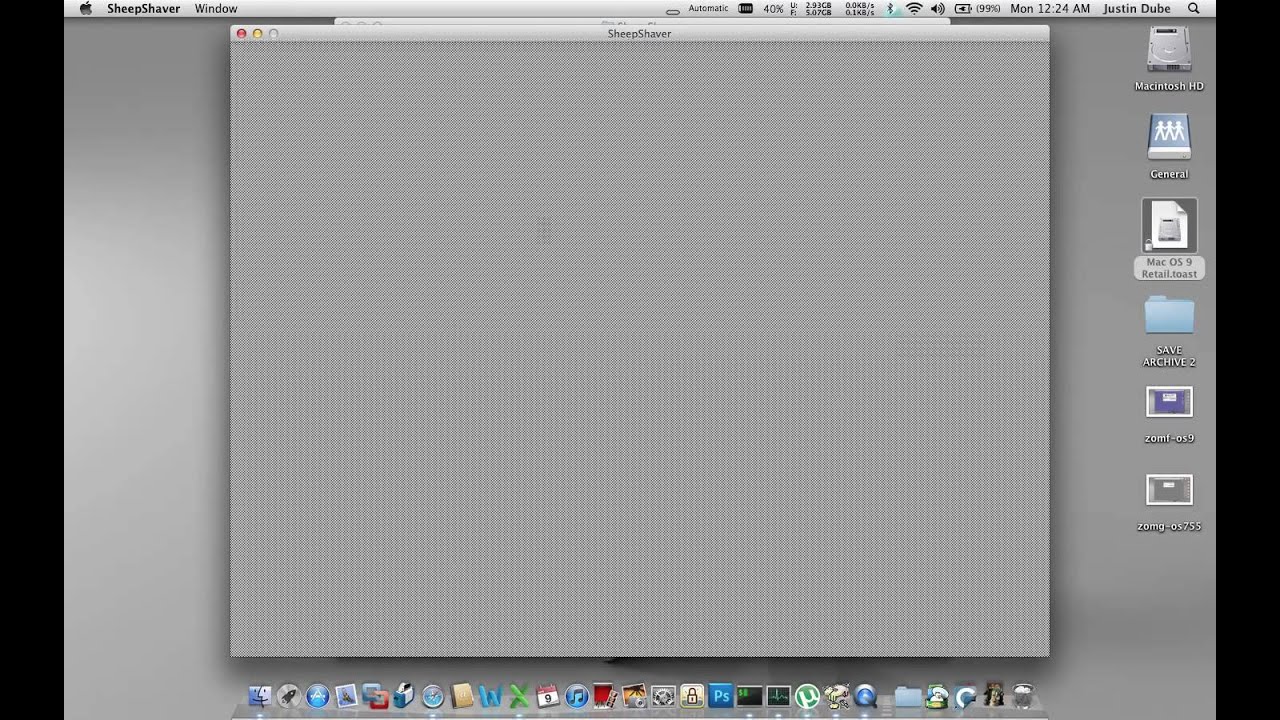 How to install OS 9 as a virtual computer with SheepShaver under OSX