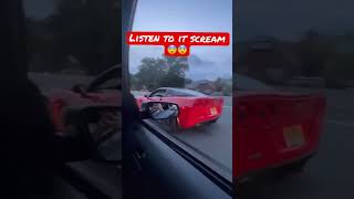 Crazy loud Corvette ZR1 from hell Gaps Mustang Gt