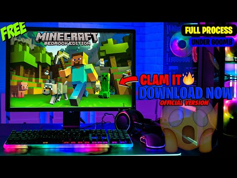 HOW TO DOWNLOAD MINECRAFT BEDROCK EDITION FOR FREE !! 2023
