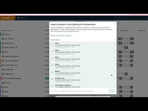 Brightpay Cloud Uploading Your Data
