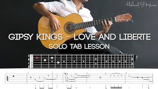 Gipsy Kings - Love And Liberte Guitar Lesson Tab Solo