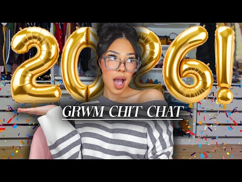 FIRST GRWM OF 2026! ( GOALS + CHITCHAT ) 🤍
