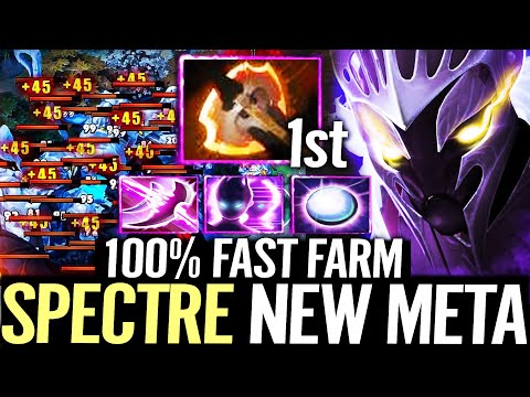 🔥 SPECTRE 14min Fury 1st Slot NEW META — 100% Fastest Farm Best Item Choice Immortal Rank Dota 2 Pro