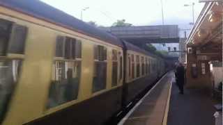 preview picture of video 'BR standard class 7 70000 Britannia  at Audley End Rail Sta'