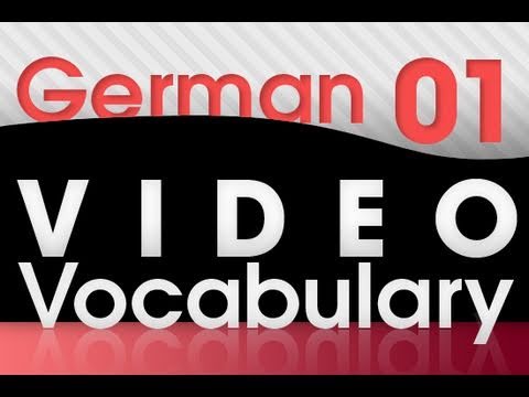 Learn German Video Vocabulary 1