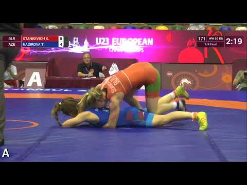1/4 WW - 50 kg: K. STANKEVICH (BLR) v. T. NASIROVA (AZE)