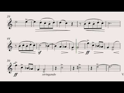 Saint Saëns: Romance for Horn in F and Orchestra (orchestra accompaniment )