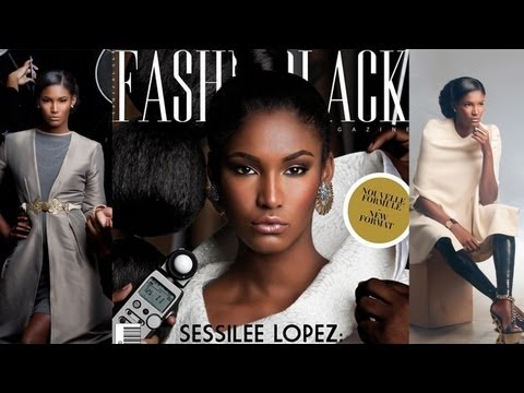 BTS Sessilee Lopez photographed by Herman V.Brandt for Fashiz Black Cover