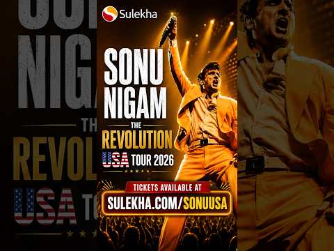 Sonu Nigam LIVE in USA 2026 | Revolution Tour Is Here!