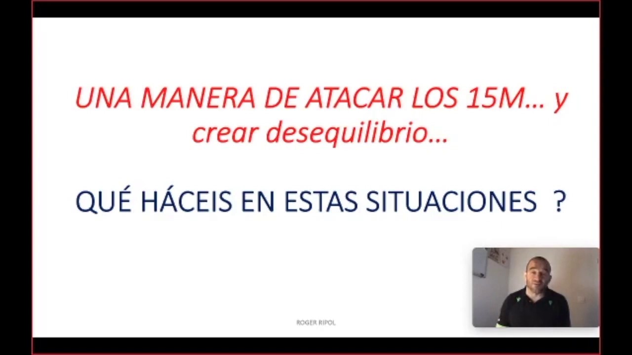 ROGER RIPOL: UTILIZACIÓN DE TODO EL ANCHO DEL CAMPO. LOS ULTIMOS 15 METROS (3/3)
