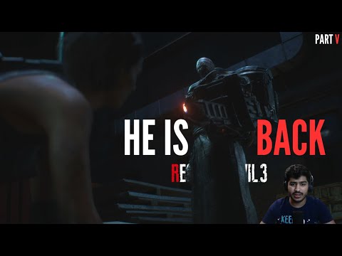 HE IS BACK Resident evil 3 remake story walkthough part 5 ( HARD DIFFICULTY )