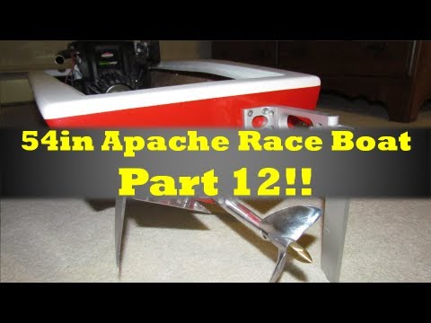 54in Rc Apache Race Boat Build Part 12