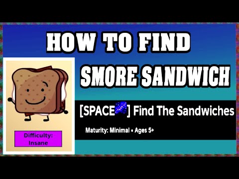 How To Find SMORE SANDWICH in FIND THE SANDWICHES [walkthrough]