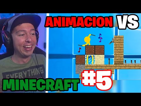 CHARLY REACTS to ANIMATION vs MINECRAFT #5 (Note Blocks - AVM)