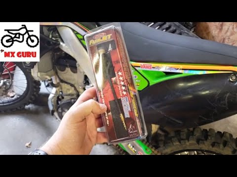 Installing a FlexJet on a 2009 Kawasaki KX250f! (FUEL SCREW)