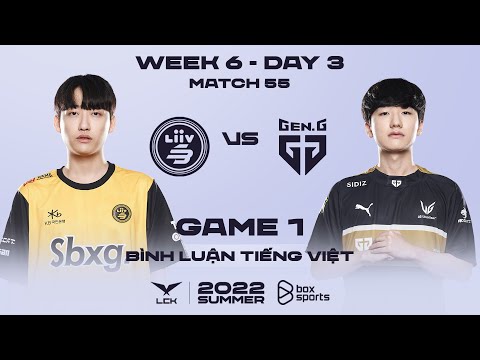 LSB vs GEN | 2022 LCK Summer Split | Liiv SANDBOX vs Gen.G | Game 1 [2022.07.22]