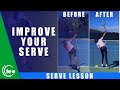 IMPROVE Your Serve Technique : TENNIS SERVE TRANSFORMATION