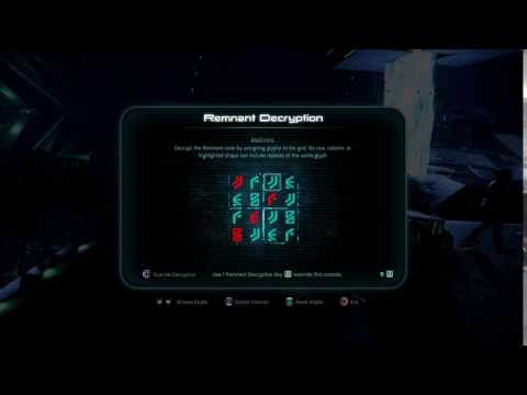 Mass Effect™: Andromeda - Havarl Vault Console Puzzle
