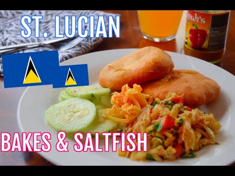 How to Make Bakes and Saltfish | St. Lucian Style