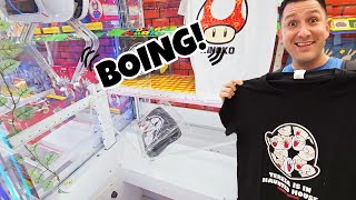 Boing Boing Claw Machine Win!