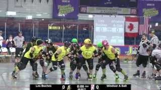 preview picture of video 'GTAR The Fresh The Furious 2013 G09 Windsor A-Salt vs Les Bûches Roller Derby'